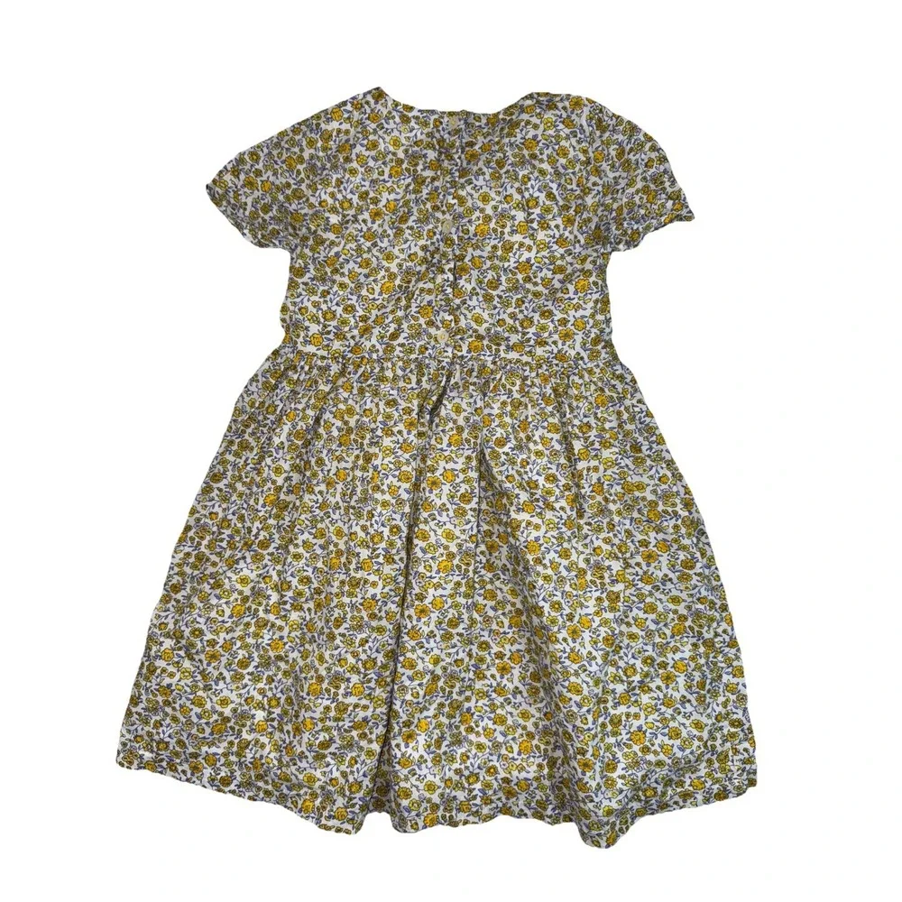 Oshkosh b'gosh Girls Floral Yellow and White‎ Kids Dress 5T
